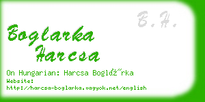 boglarka harcsa business card